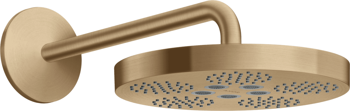 Bild von HANSGROHE AXOR One Kopfbrause 280 1jet mit Brausearm #48491140 - Brushed Bronze
