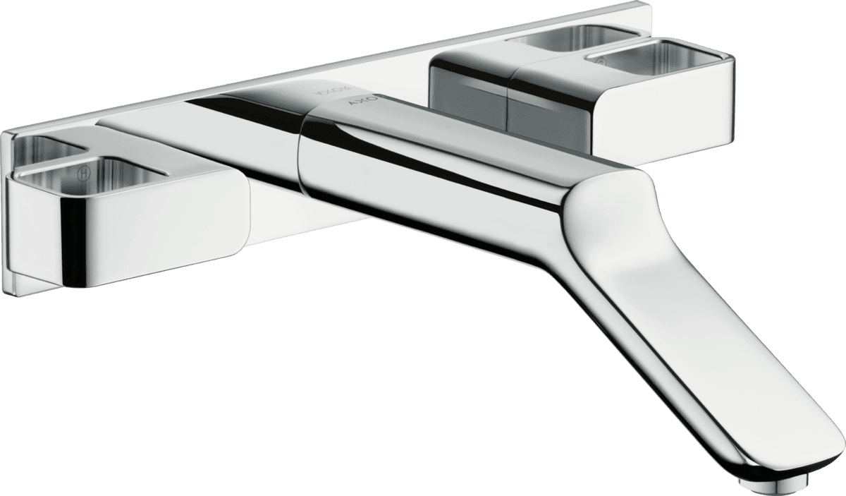 Bild von HANSGROHE AXOR Urquiola 3-Loch Waschtischarmatur Unterputz für Wandmontage mit Auslauf 228 mm #11043000 - Chrom