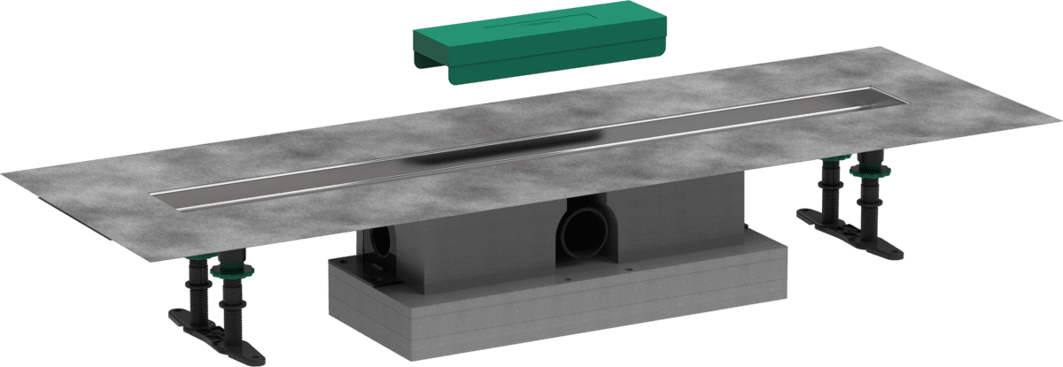 Bild von HANSGROHE uBox universal Komplettset für Standardinstallation 800 für Duschrinnen Fertigsets #56024180