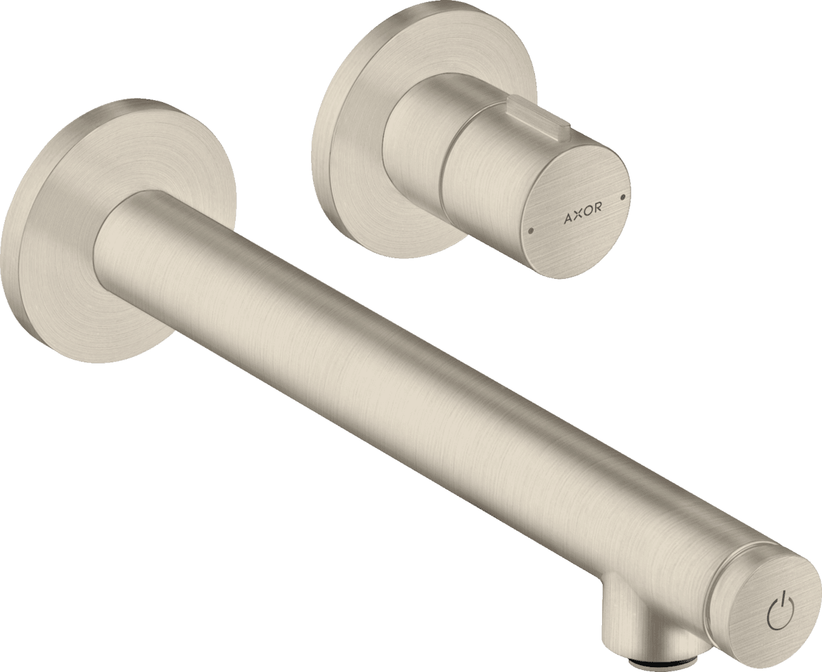 Bild von HANSGROHE AXOR Uno Waschtischmischer Unterputz für Wandmontage Select mit Auslauf 221 mm #45113820 - Brushed Nickel