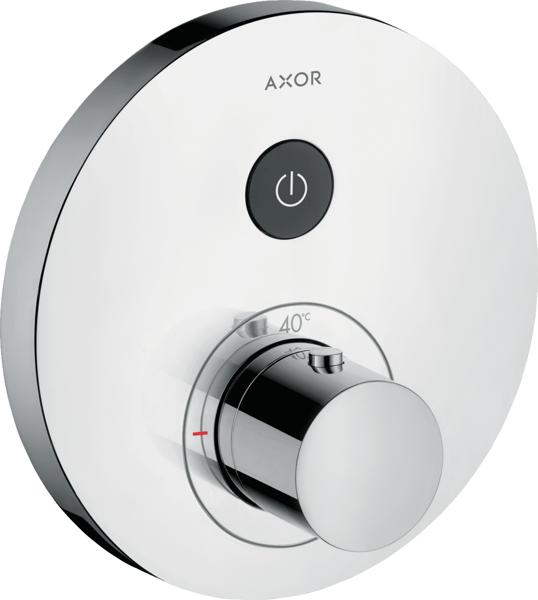 Picture of HANSGROHE AXOR ShowerSelect Thermostat for concealed installation round for 1 function #36722000 - Chrome