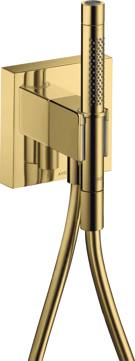 Bild von HANSGROHE AXOR Starck Portereinheit 120/120 mit Stabhandbrause 2jet und Brauseschlauch #12626990 - Polished Gold Optic