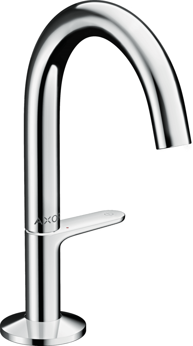 Bild von HANSGROHE AXOR One Waschtischmischer Select 140 mit Push-Open Ablaufgarnitur #48010000 - Chrom