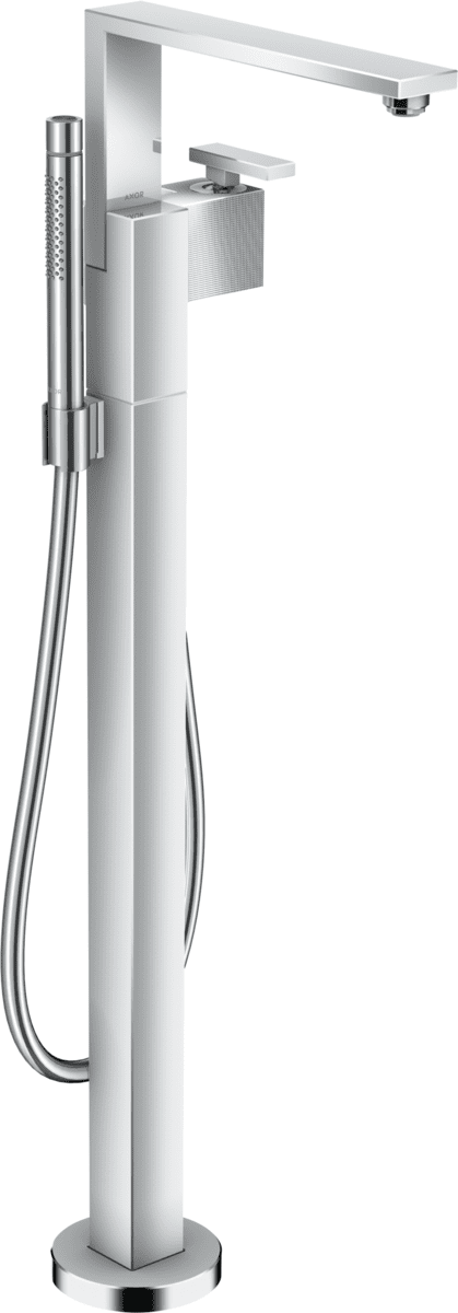 Bild von HANSGROHE AXOR Edge Einhebel-Wannenmischer bodenstehend - Diamantschliff #46441000 - Chrom