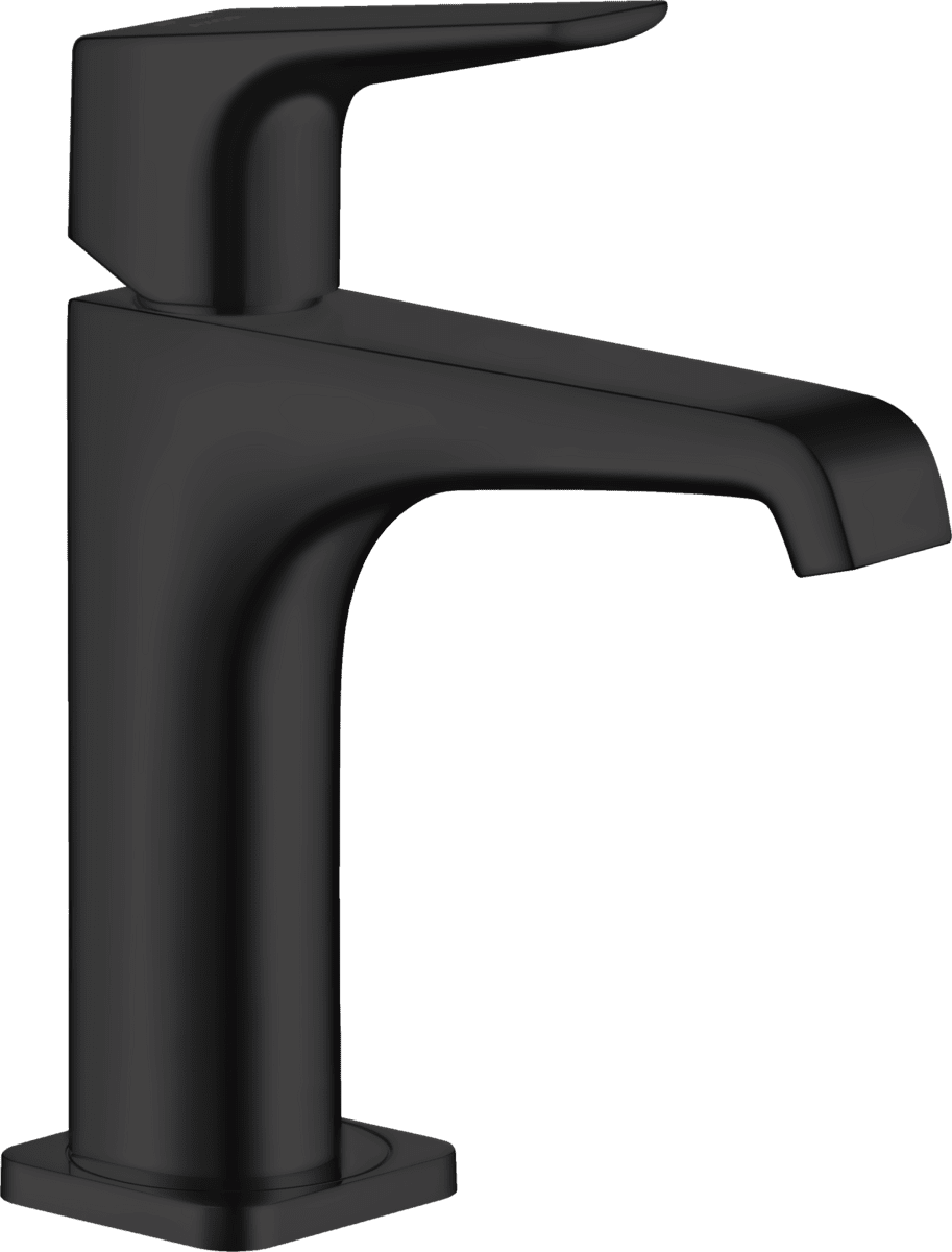 Bild von HANSGROHE AXOR Citterio E Einhebel-Waschtischmischer 130 mit Hebelgriff und Ablaufgarnitur #36111670 - Mattschwarz