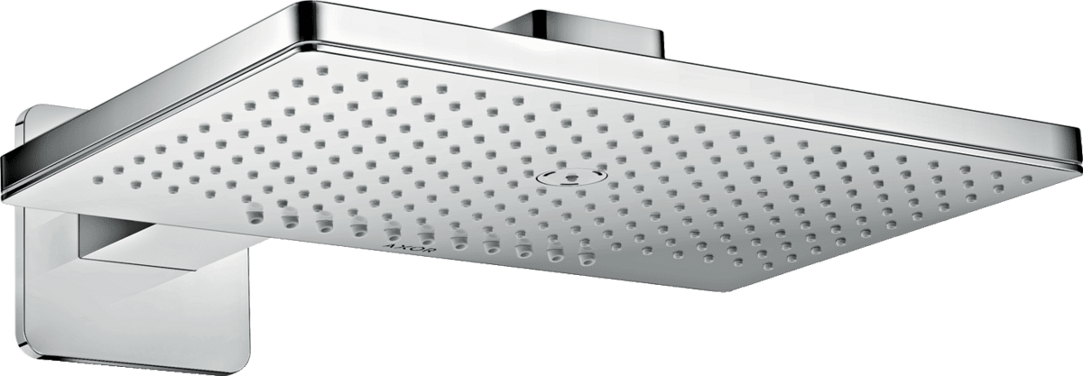 Bild von HANSGROHE AXOR ShowerSolutions Kopfbrause 460/300 2jet mit Brausearm und softsquare Rosette #35275000 - Chrom