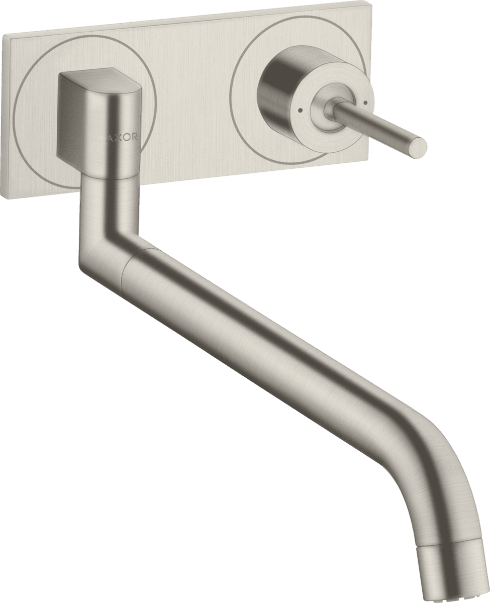 Bild von HANSGROHE AXOR Uno Einhebel-Küchenmischer Unterputz für Wandmontage #38815800 - Edelstahl Finish