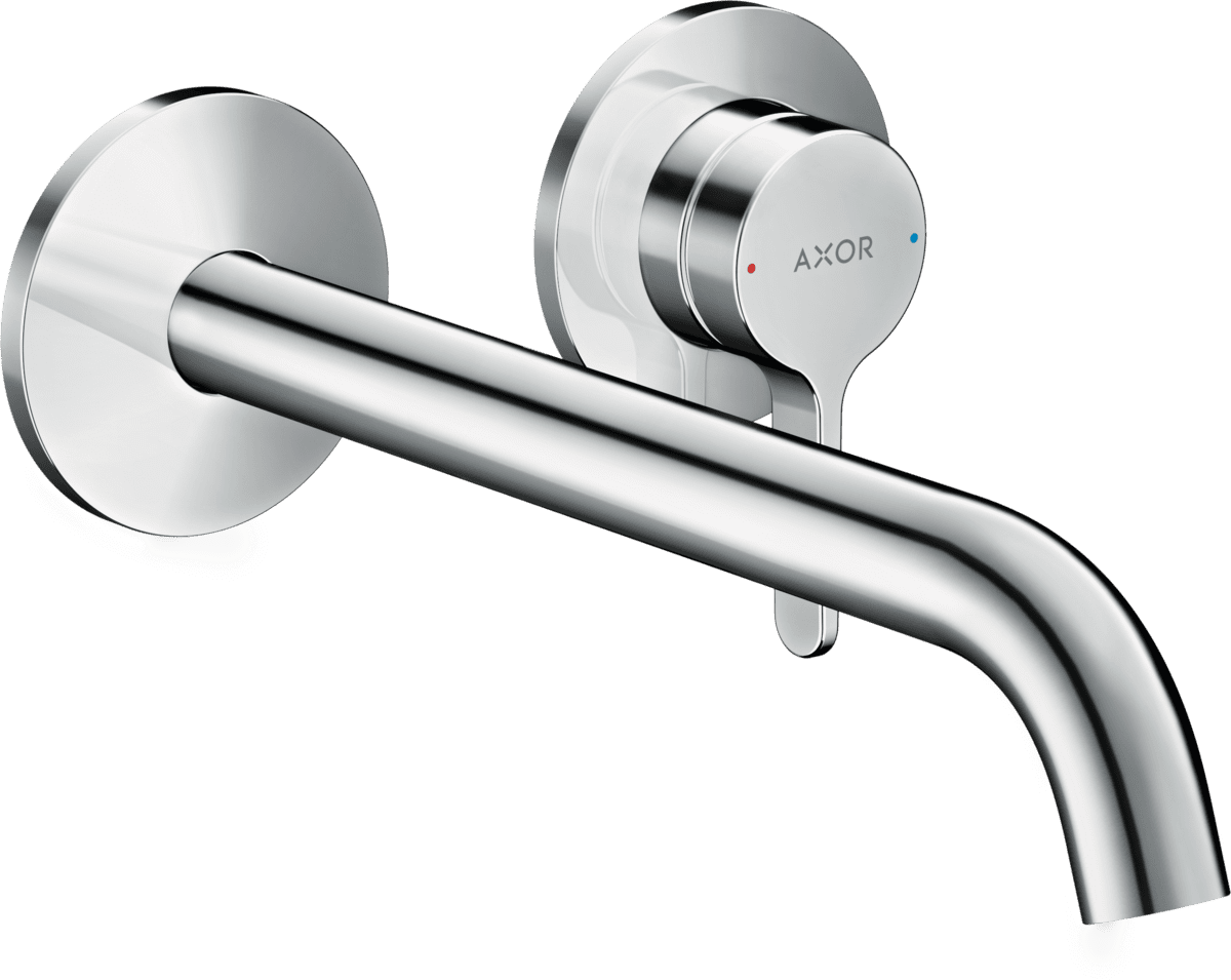 Picture of HANSGROHE AXOR One Single lever basin mixer for concealed installation wall-mounted with lever handle and spout 220 mm Chrome 48120000