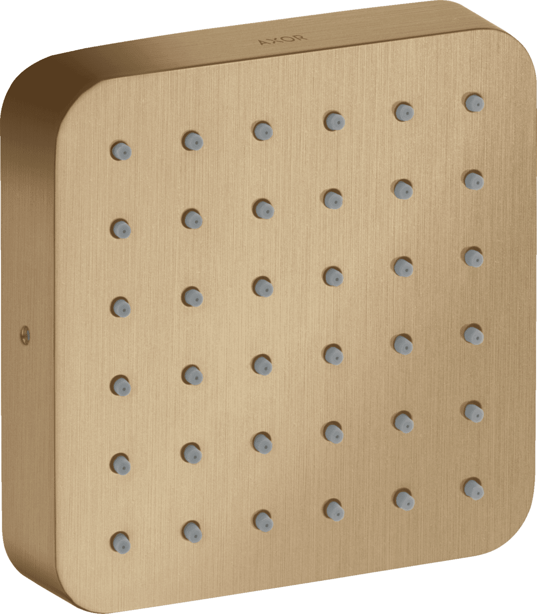 Picture of HANSGROHE AXOR Citterio E Shower module 120/120 for concealed installation softsquare #36822140 - Brushed Bronze