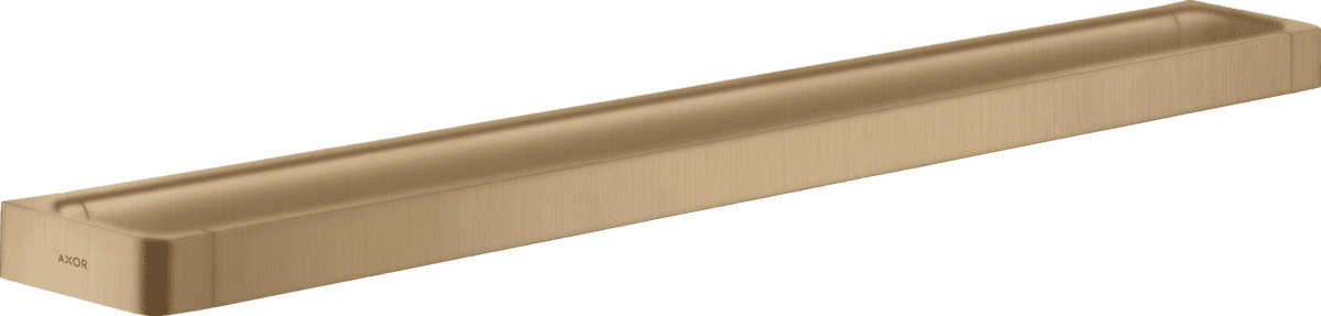 Picture of HANSGROHE AXOR Universal Softsquare Rail bath towel holder 800 mm #42833140 - Brushed Bronze