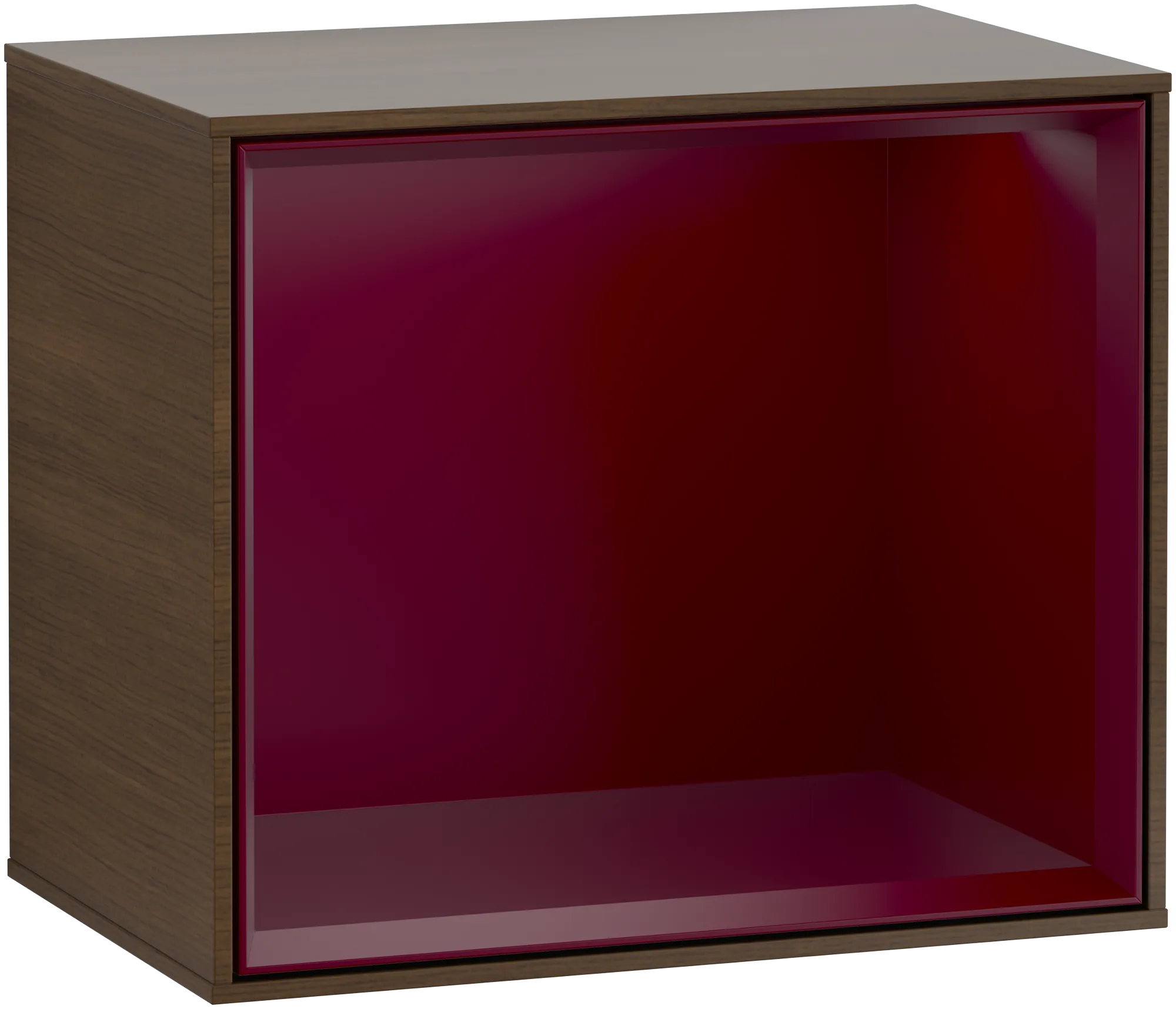 Bild von VILLEROY BOCH Finion Regalmodul, 418 x 356 x 270 mm, Walnut Veneer / Peony Matt Lacquer #FD10HBGN