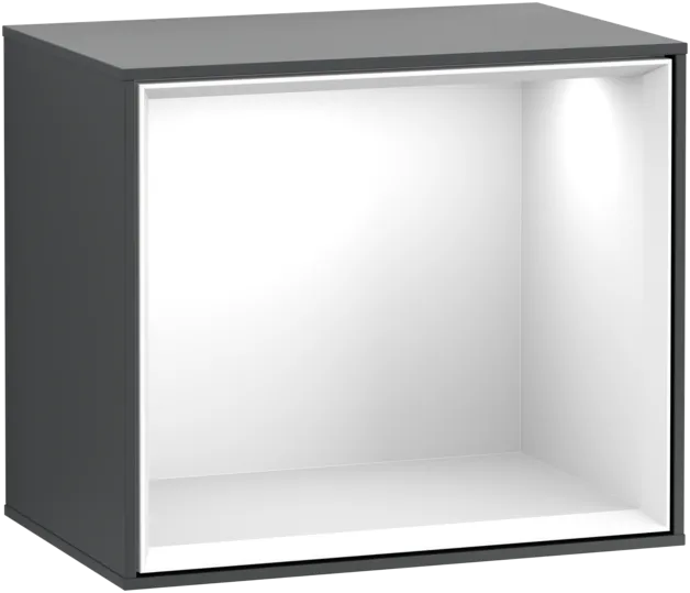 Bild von VILLEROY BOCH Finion Regalmodul, 418 x 356 x 270 mm, Midnight Blue Matt Lacquer / Glossy White Lacquer #FD10GFHG