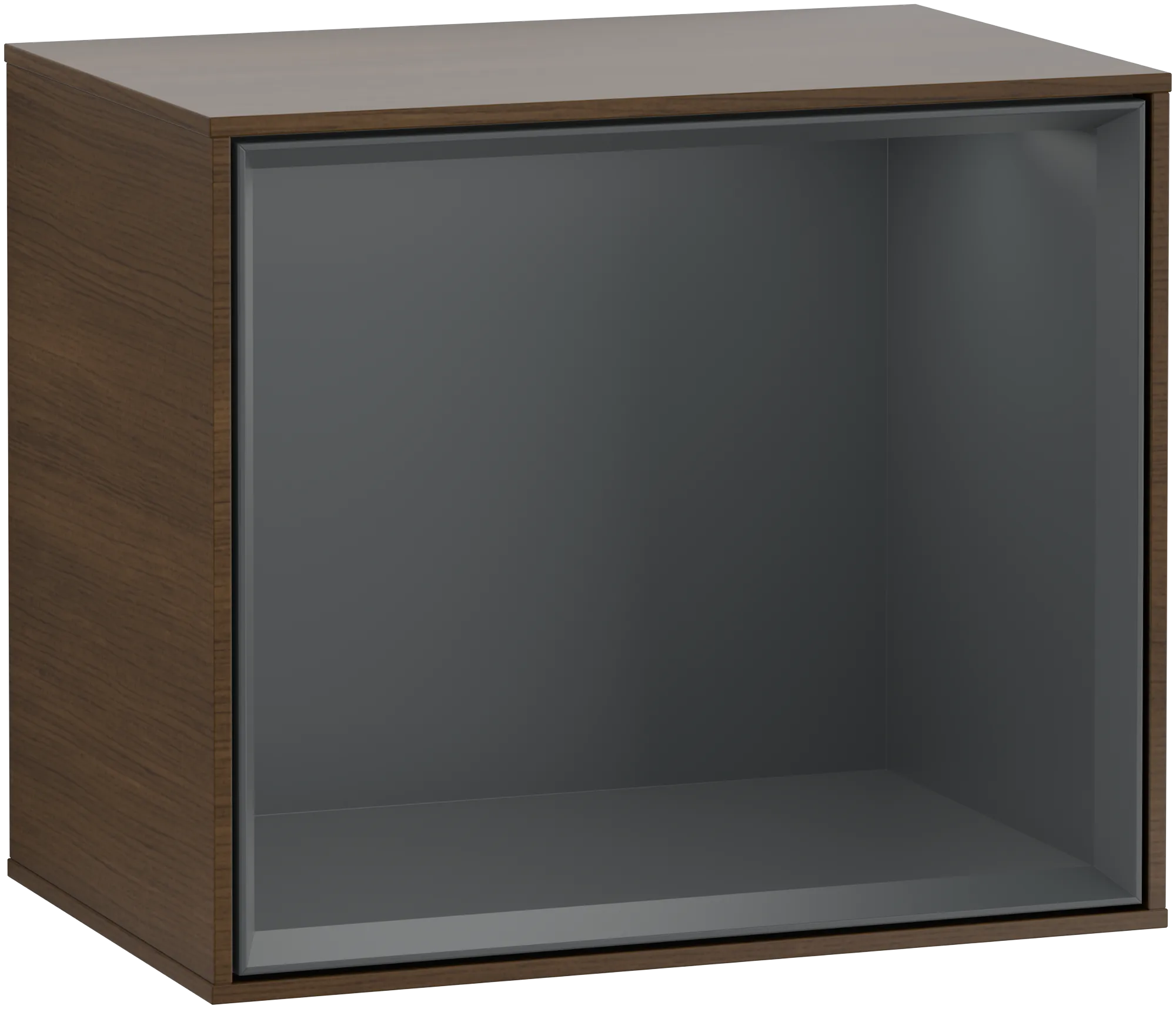 Obrázek VILLEROY BOCH Finion Shelf module, 418 x 356 x 270 mm, Walnut Veneer / Midnight Blue Matt Lacquer #FD10HGGN