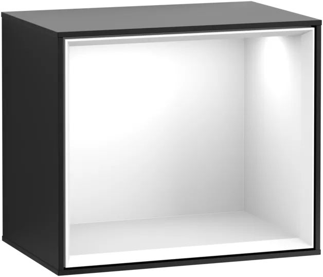 Bild von VILLEROY BOCH Finion Regalmodul, 418 x 356 x 270 mm, Black Matt Lacquer / Glossy White Lacquer #FD10GFPD