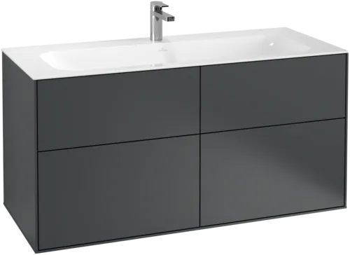 Bild von VILLEROY BOCH Finion Waschbeckenunterschrank, mit Beleuchtung, 4 Auszüge, 1196 x 591 x 498 mm, Midnight Blue Matt Lacquer #G05000HG