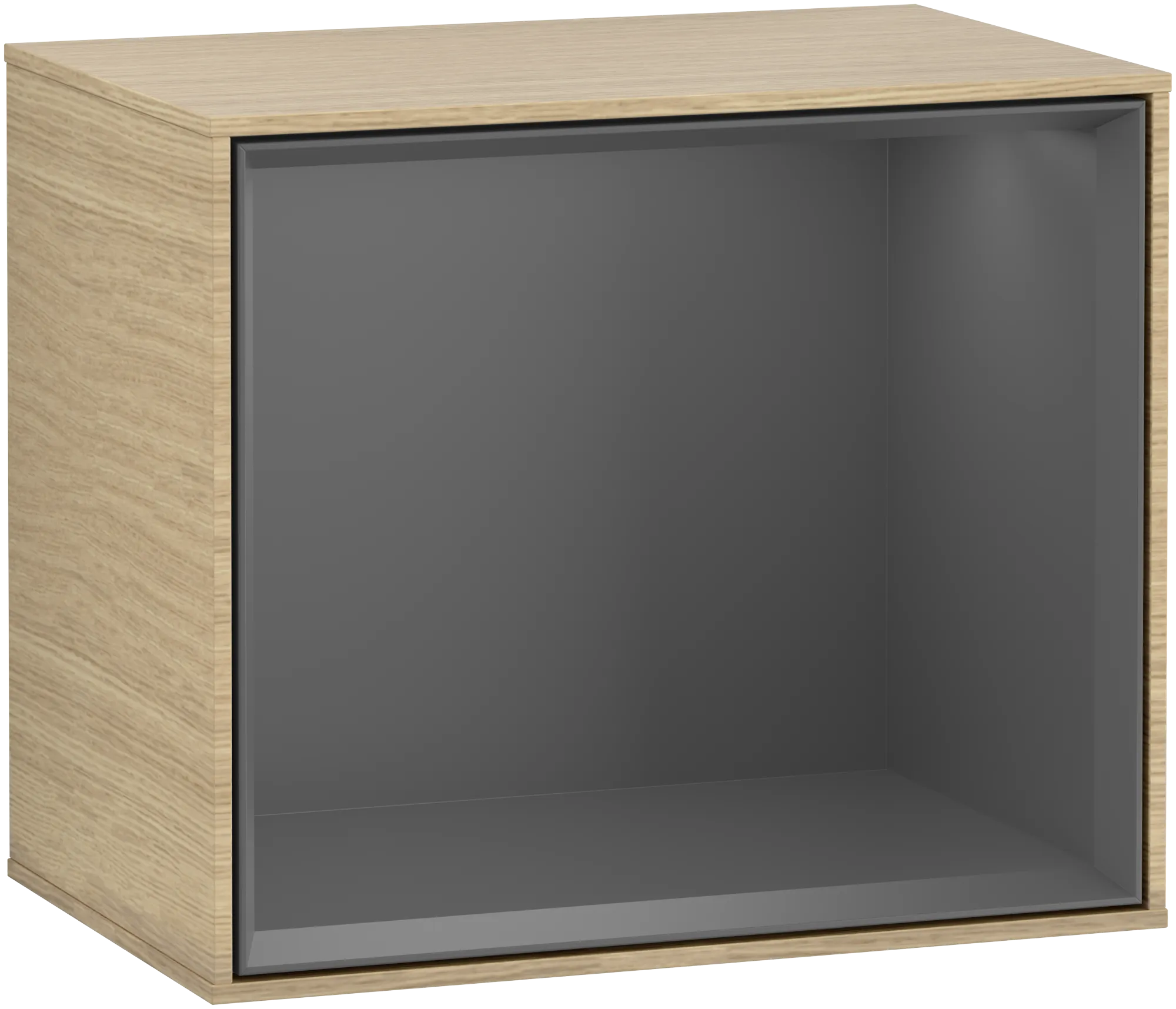 Bild von VILLEROY BOCH Finion Regalmodul, 418 x 356 x 270 mm, Oak Veneer / Anthracite Matt Lacquer #FD10GKPC