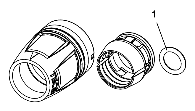 Obrázek TECE TECElogo-Push female angle connector dimension 20 x Rp 1/2", red brass/Si-bronze #8713203