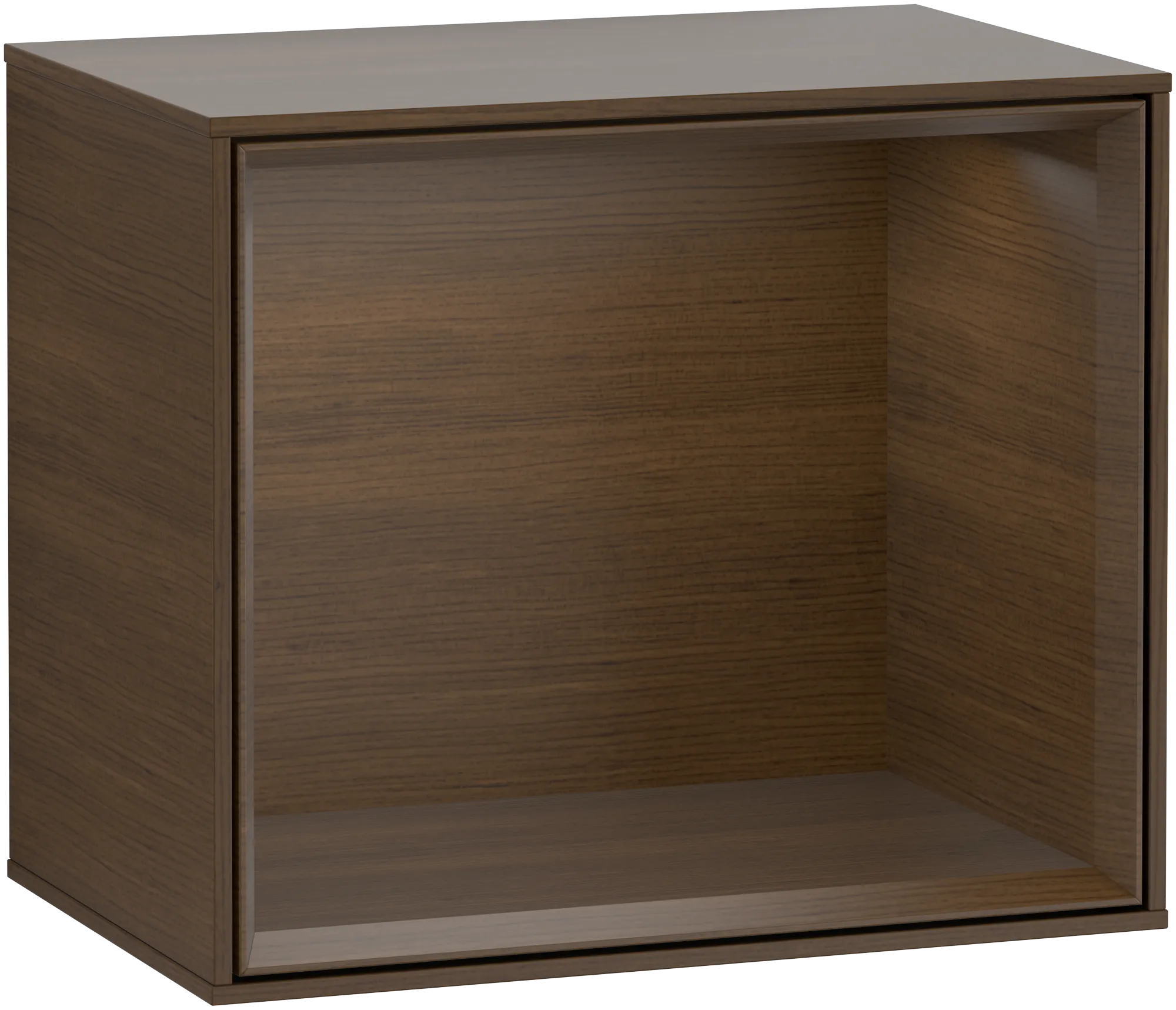 Bild von VILLEROY BOCH Finion Regalmodul, mit Beleuchtung, 418 x 340 x 270 mm, Walnut Veneer / Walnut Veneer #G580GNGN